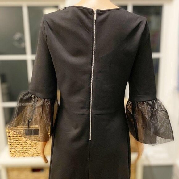 NWT French Connection Dress Bell Sleeves - Picture 5 of 7